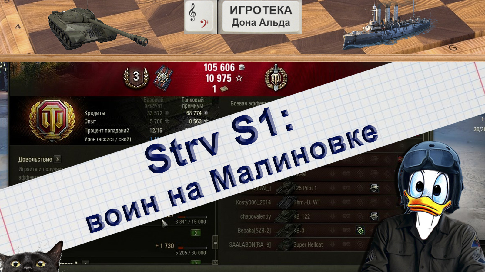 Strv S1: воин на Малиновке